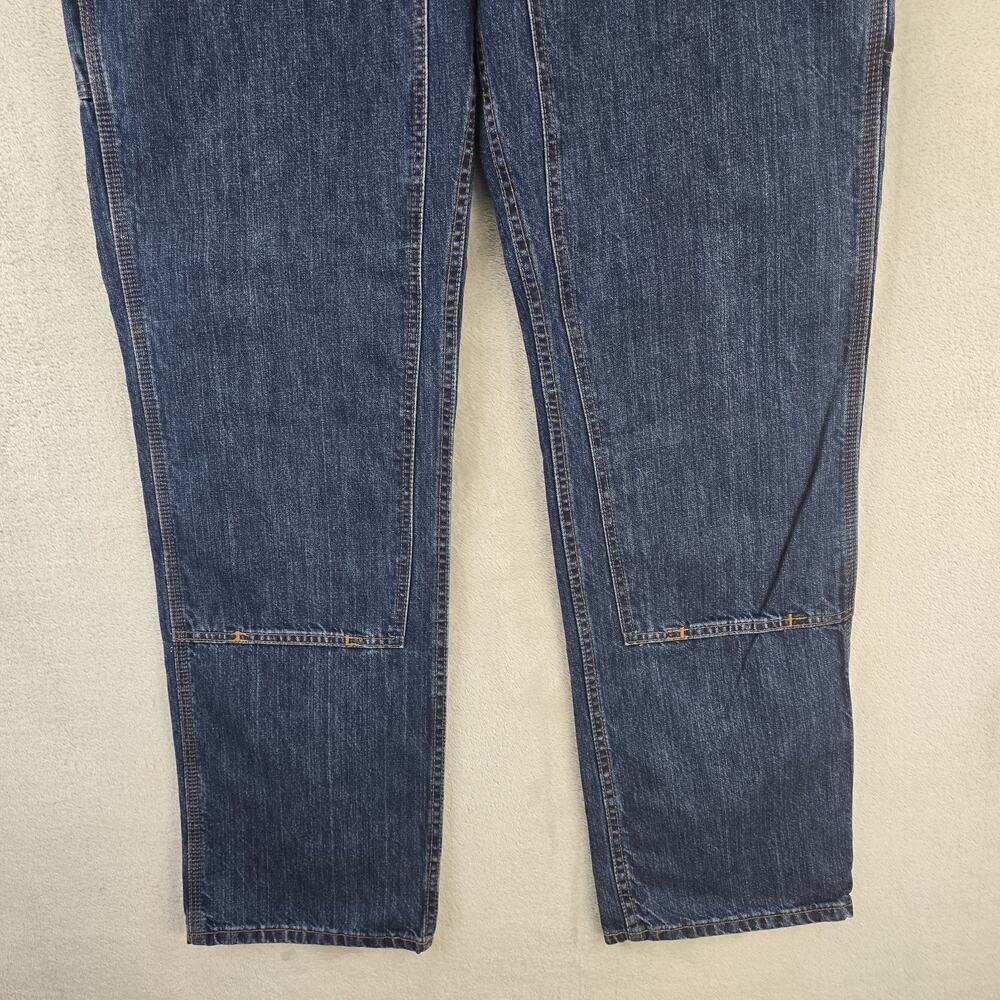 Carhartt Double Knee Jeans Mens 36x36 Blue Loose Fit Carpenter Logger Grunge NWT - Picture 3 of 16